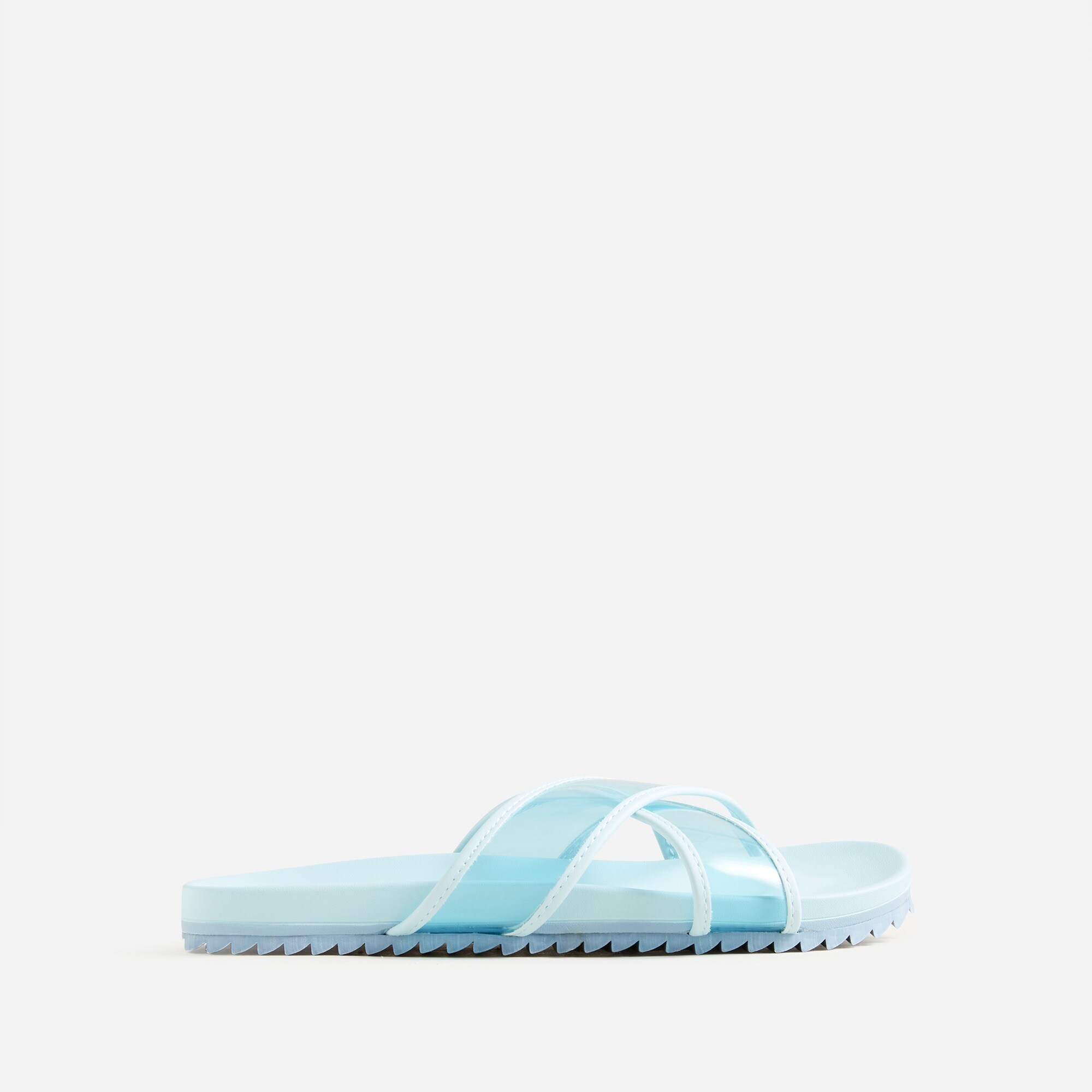 Girls' cross-strap pool slides