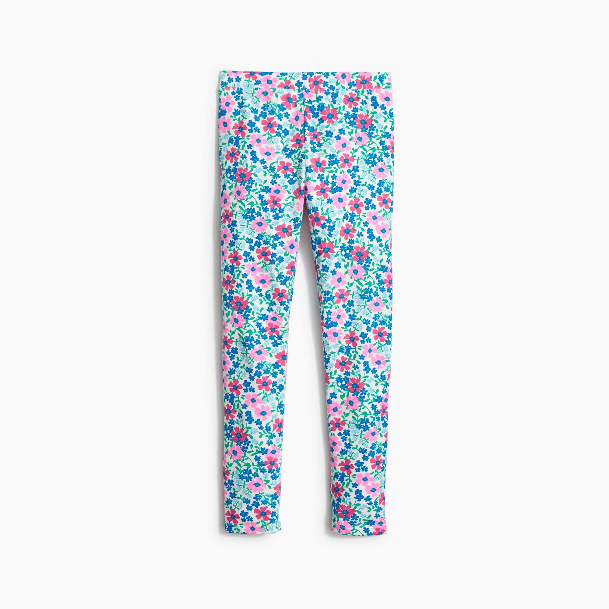 Girls' floral leggings