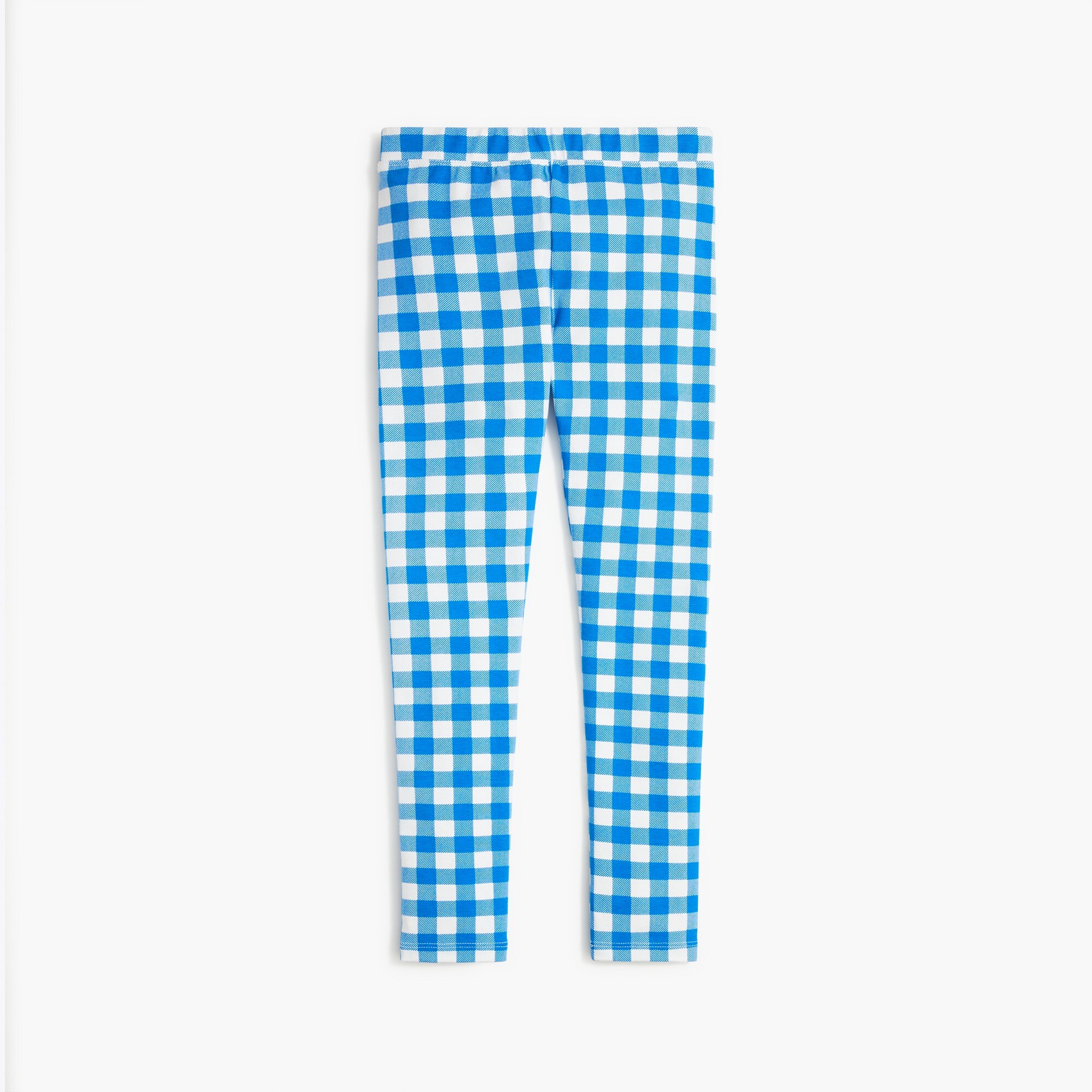 Girls' gingham leggings
