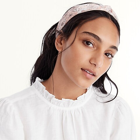 womens Soft twist headband in print