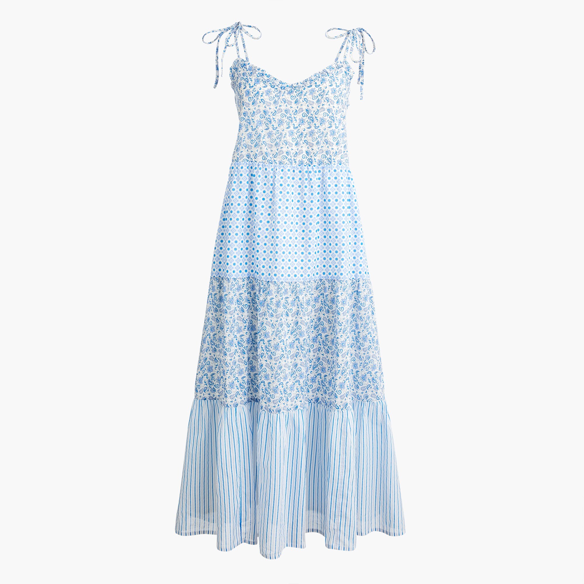 ruffle tiered maxi cover-up dress for women