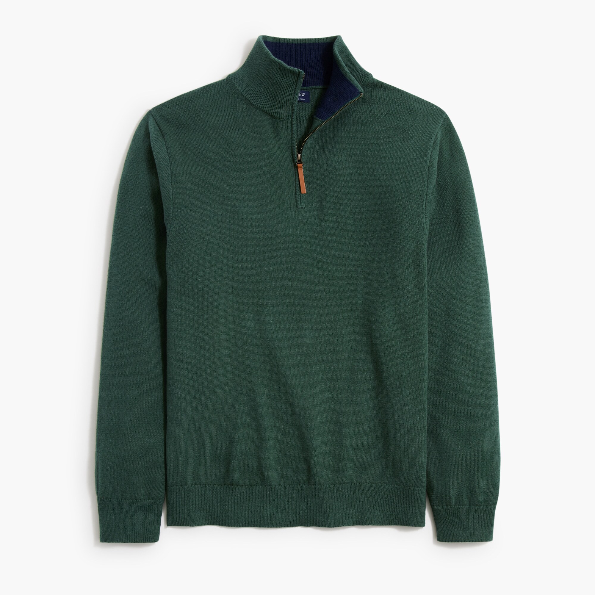  Cotton quarter-zip sweater