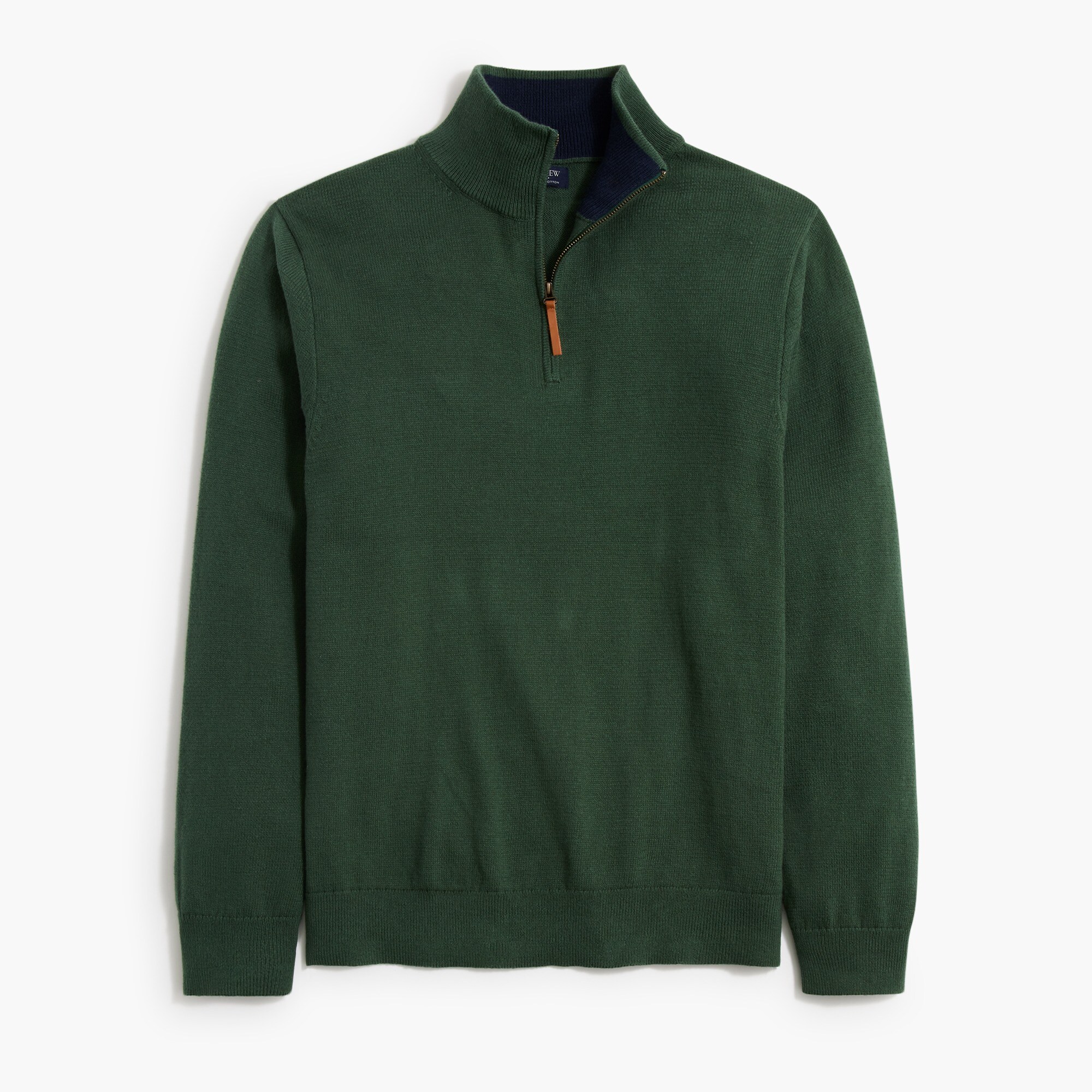 mens Cotton half-zip sweater