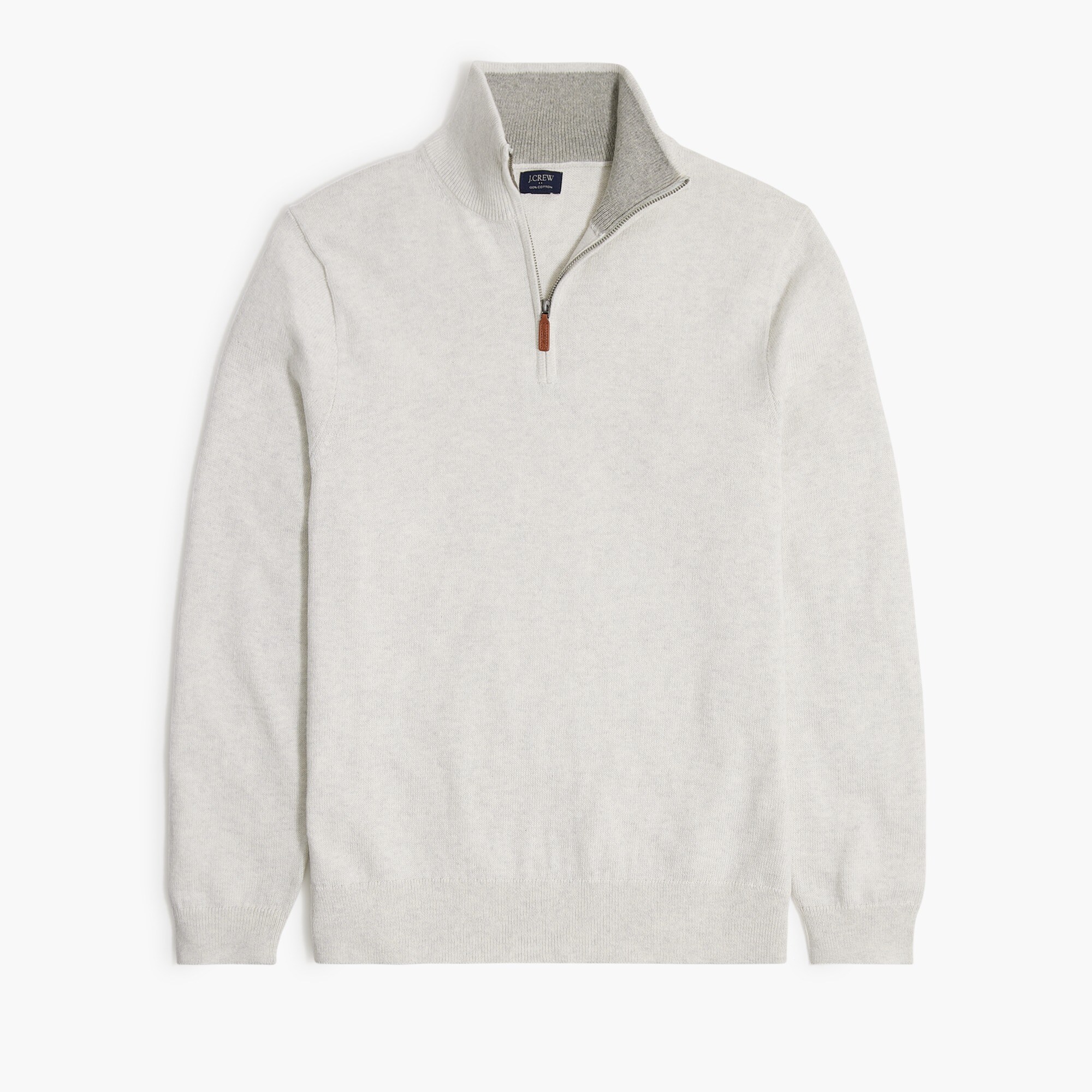 mens Cotton quarter-zip sweater