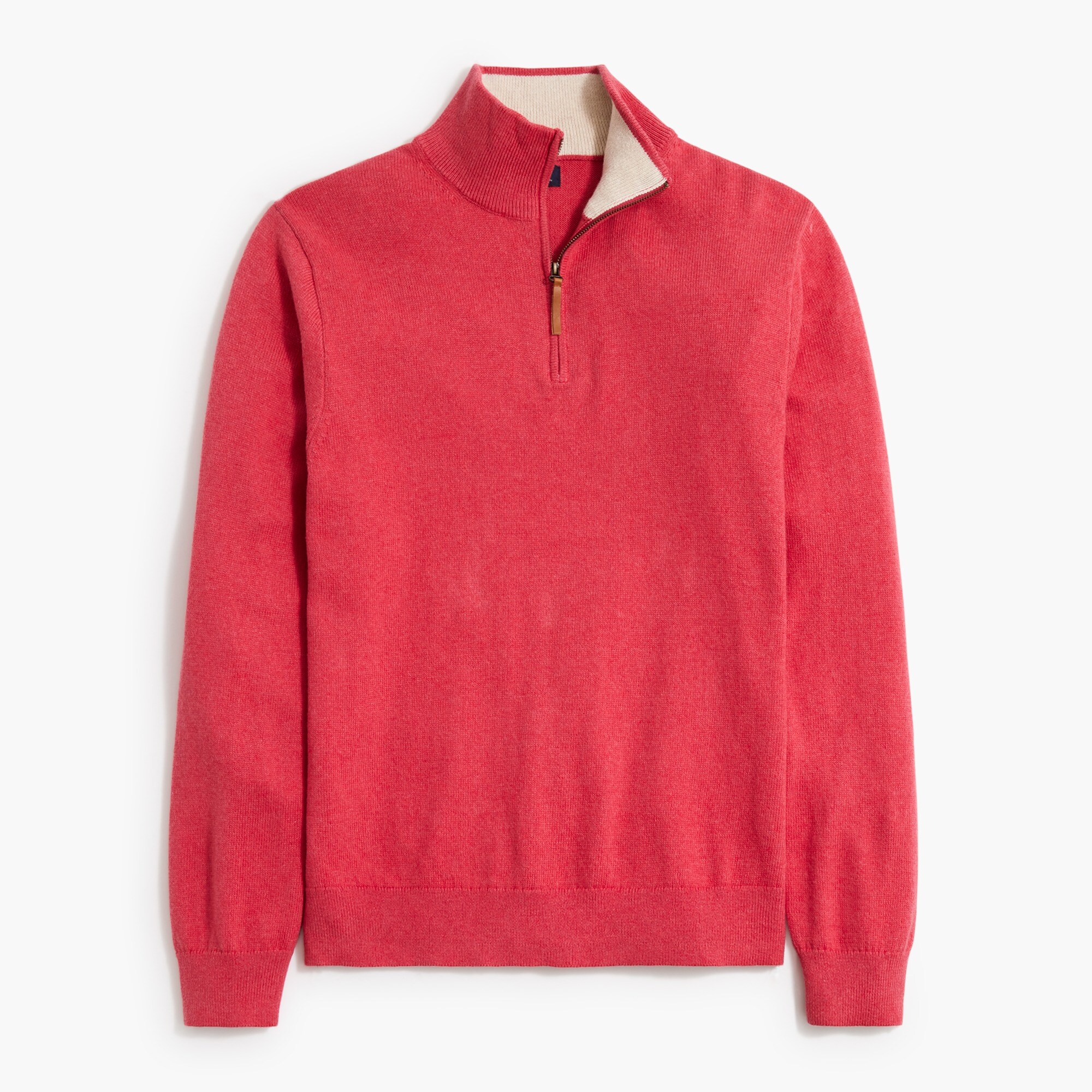 mens Cotton half-zip sweater