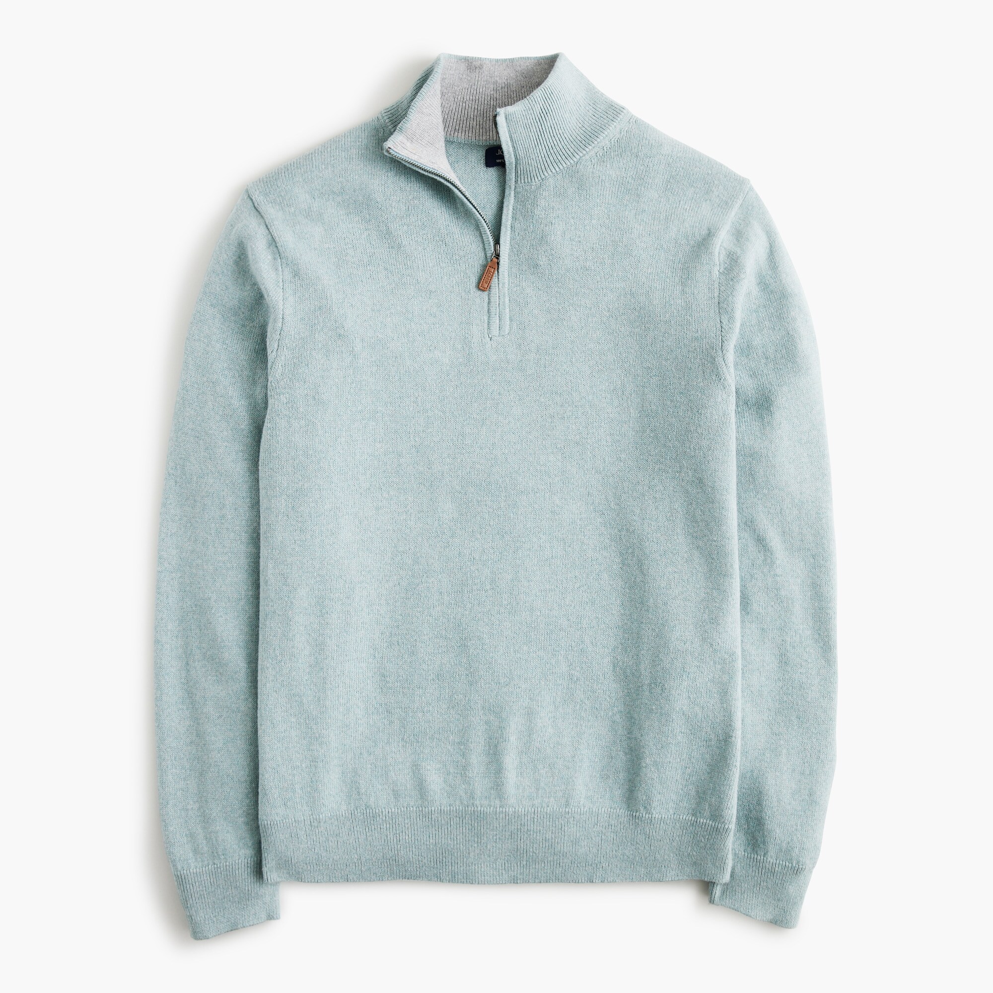  Cotton quarter-zip sweater