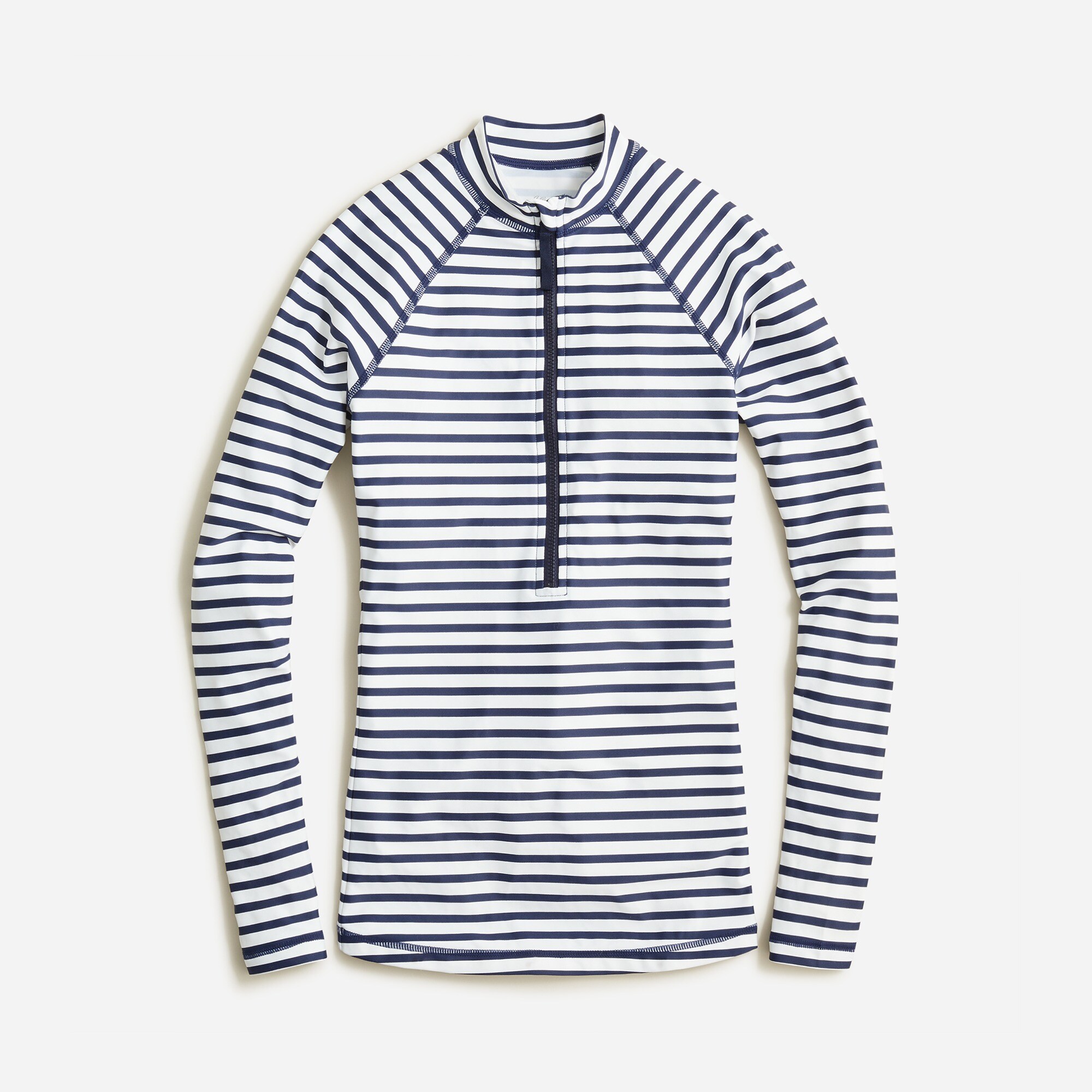 Long-sleeve rash guard in stripe