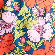 Cross-back underwire bikini top in Liberty&reg; Meadow Song fabric NAVY cross-back underwire bikini top in liberty&reg; meadow song fabric for women