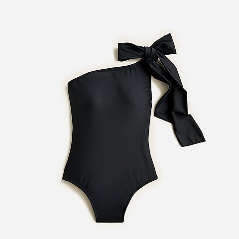 womens Bow one-shoulder one-piece