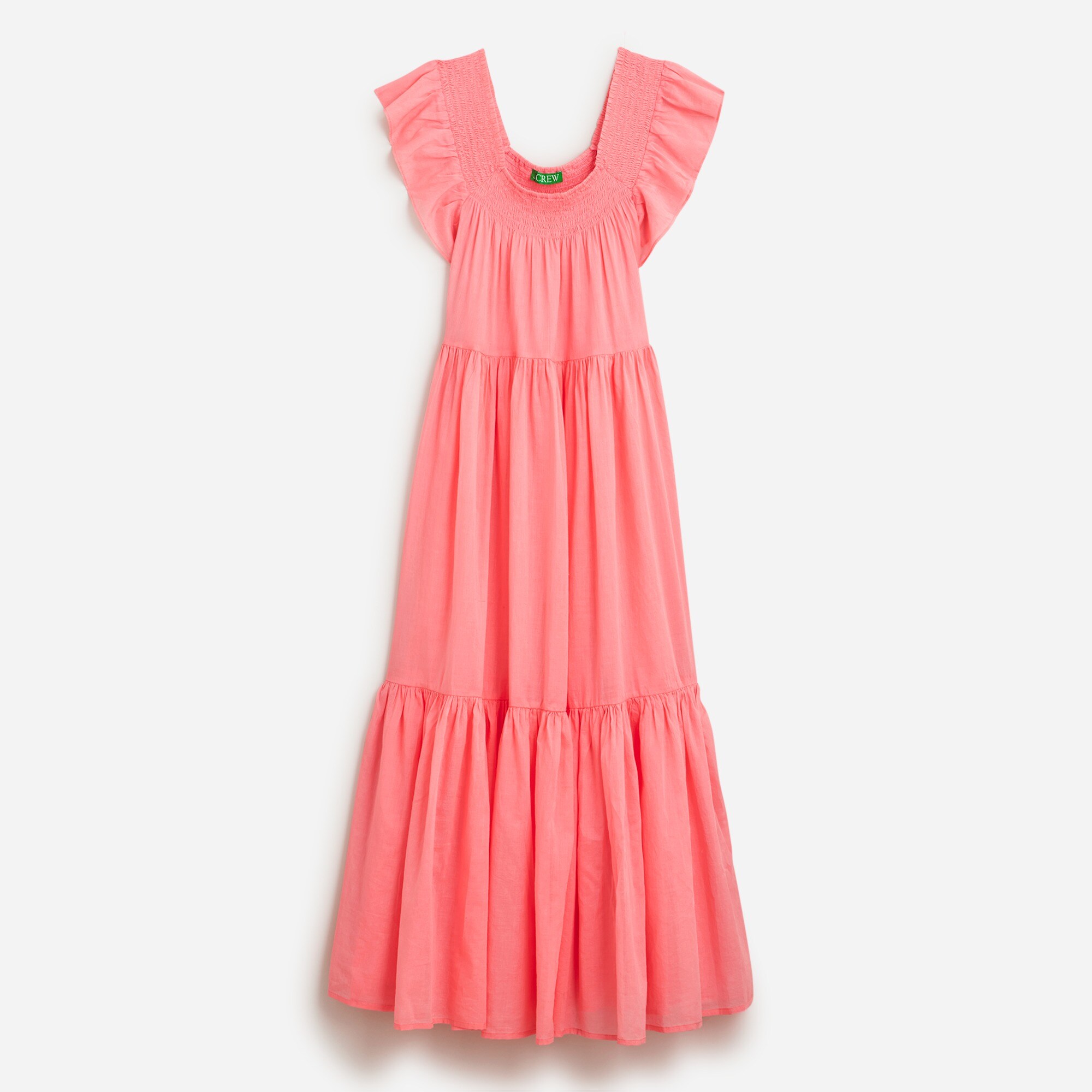 Flutter-sleeve cover-up dress