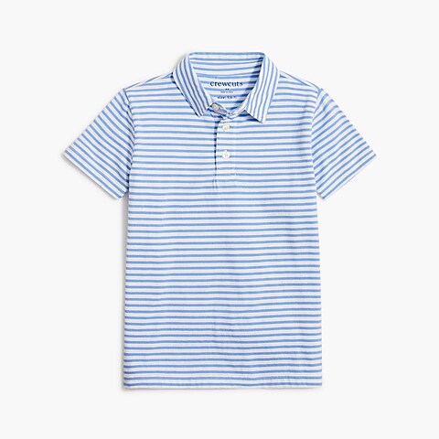 boys Boys' cotton striped polo shirt