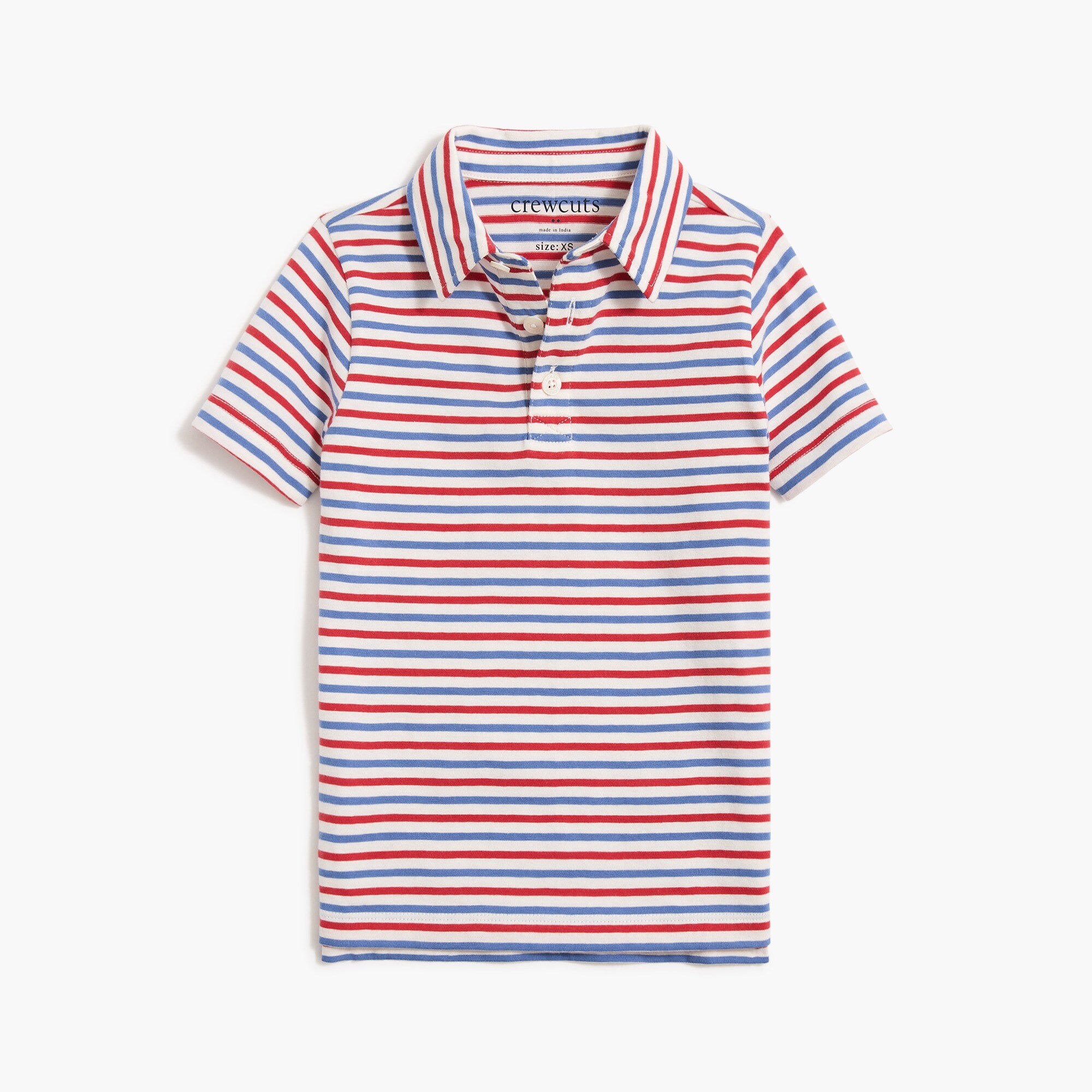 boys Boys' cotton striped polo shirt