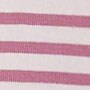 Boys' cotton striped polo shirt FADED WINE ROSE WATER