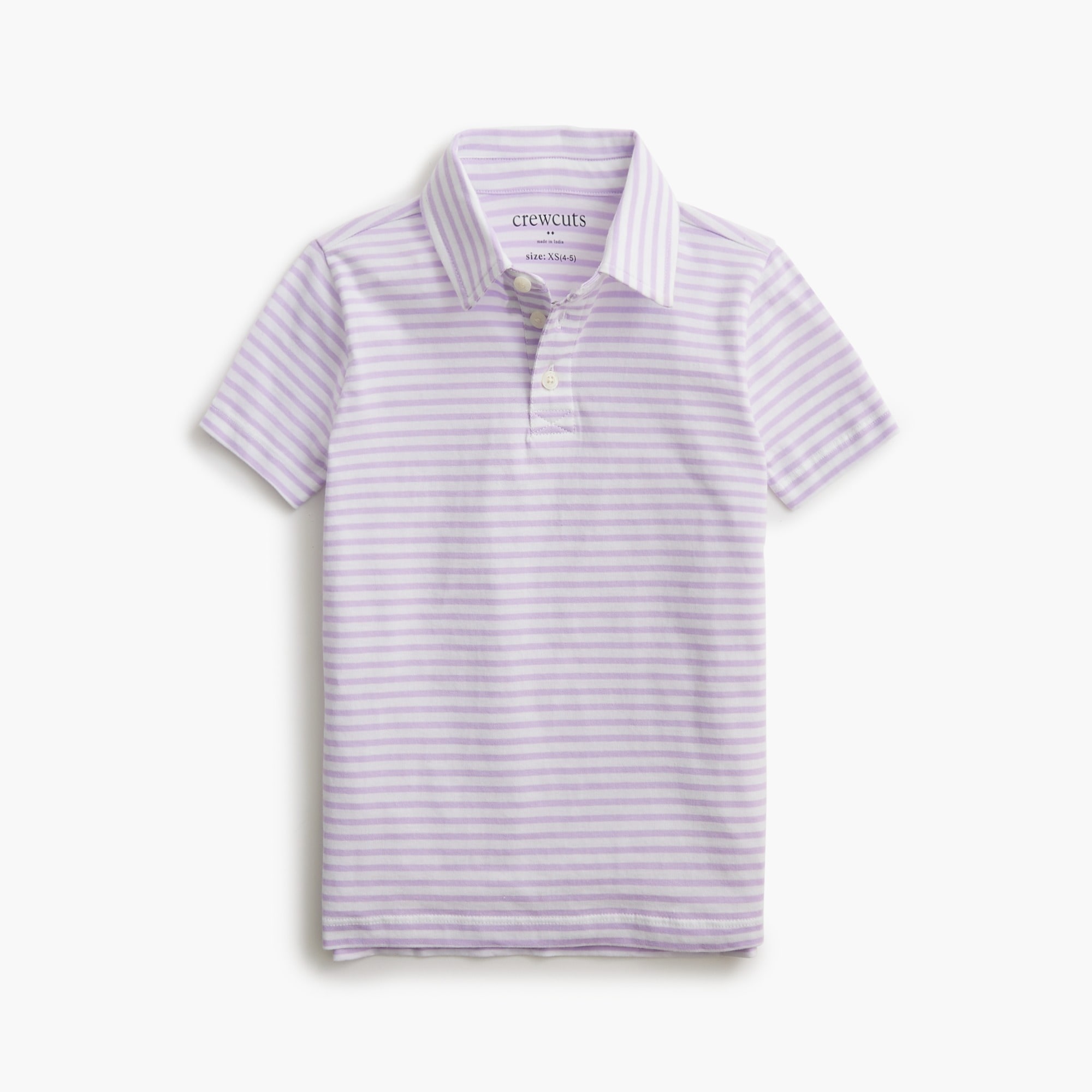 boys Boys' cotton striped polo shirt