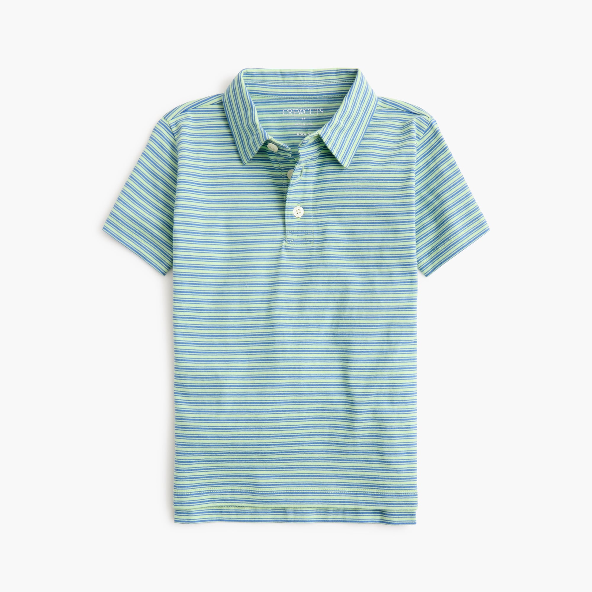 Boys' striped polo shirt