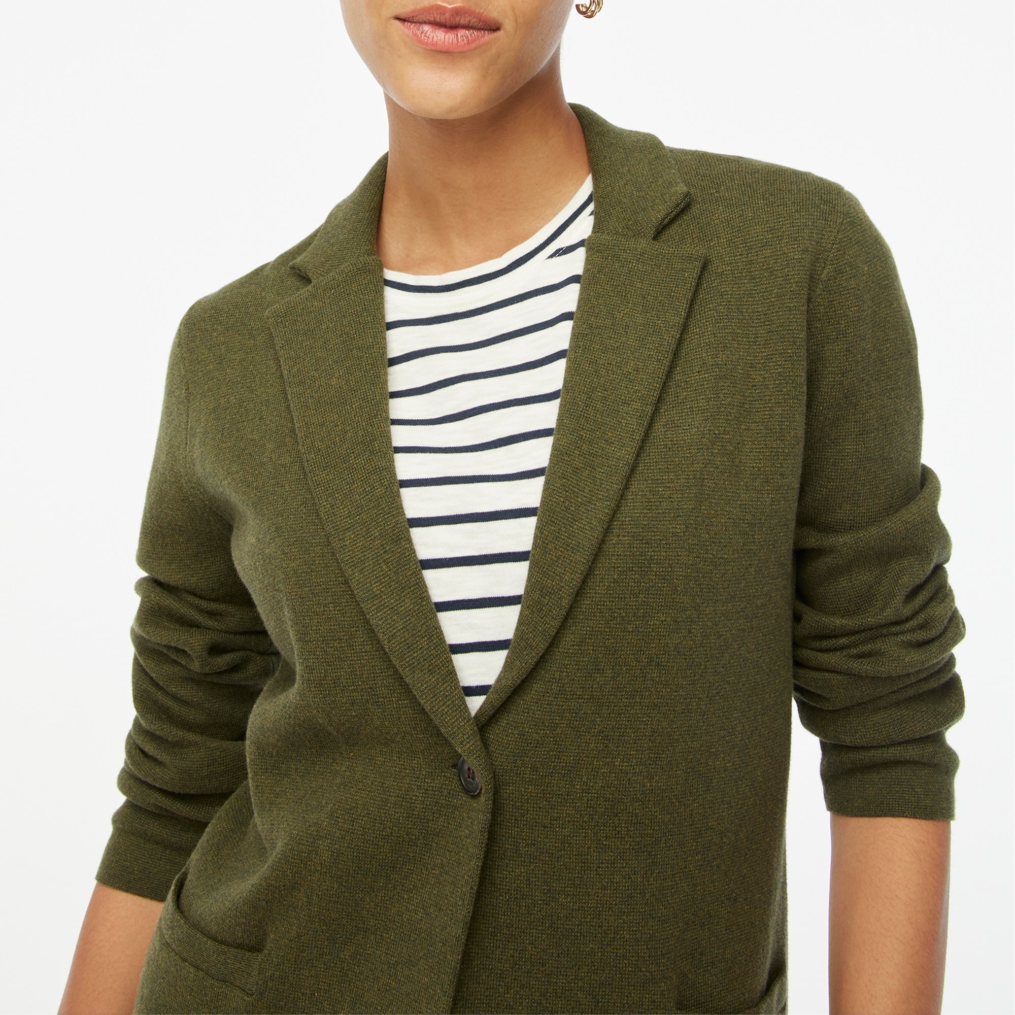 Petite schoolboy sweater blazer