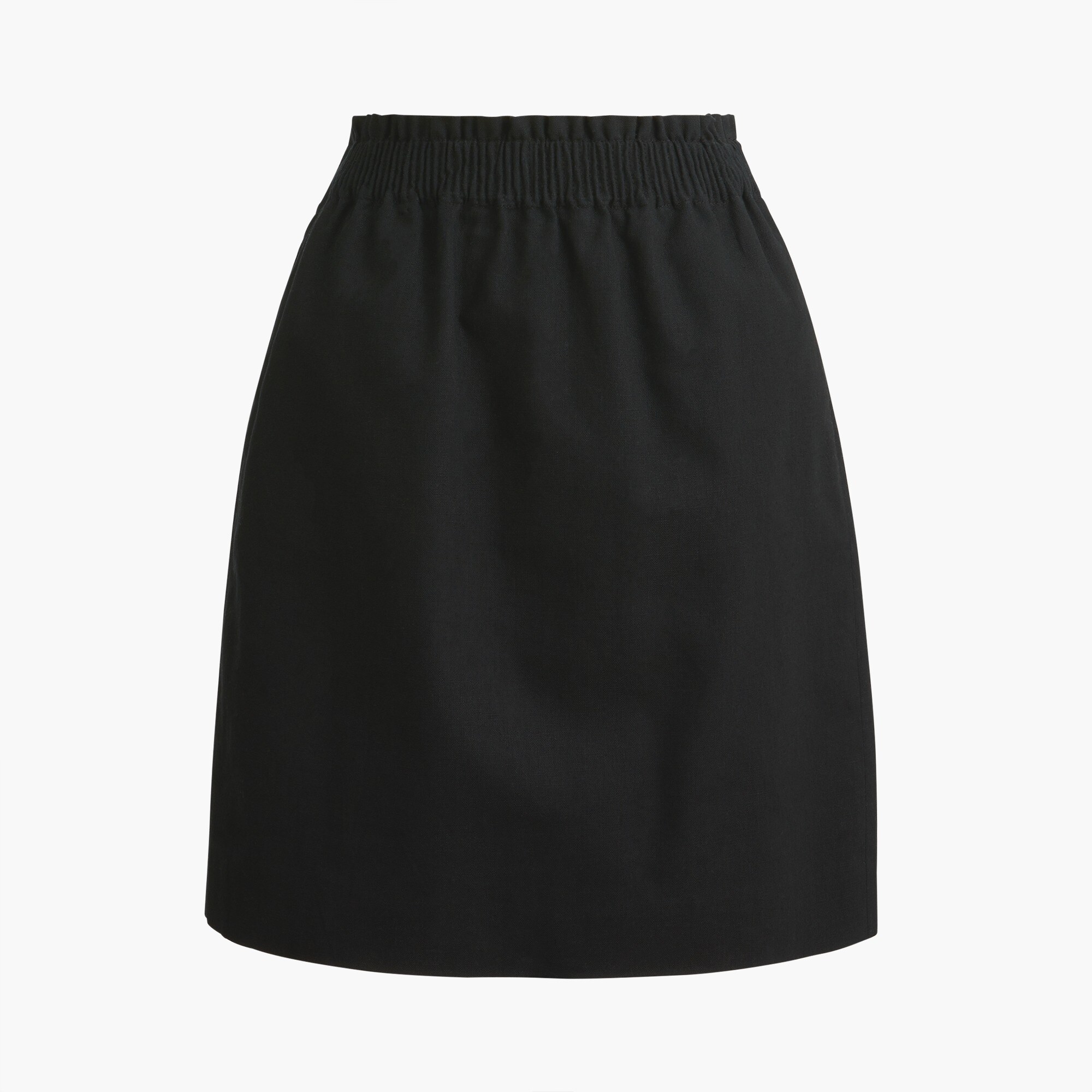  Linen-cotton blend city skirt