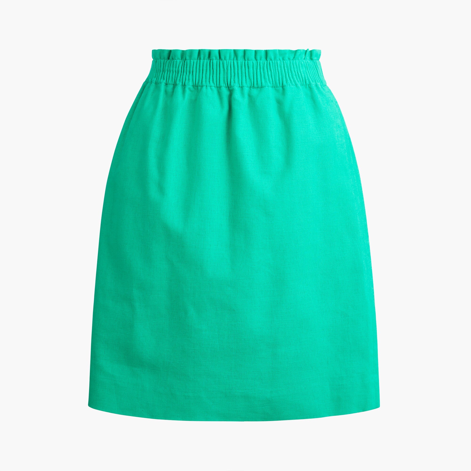  Linen-cotton blend city skirt