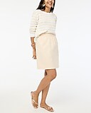 Linen-cotton city skirt