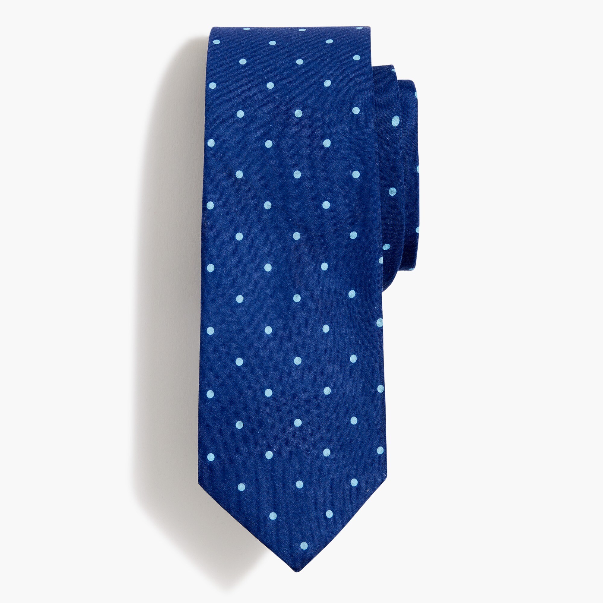 factory: blue dot tie for men