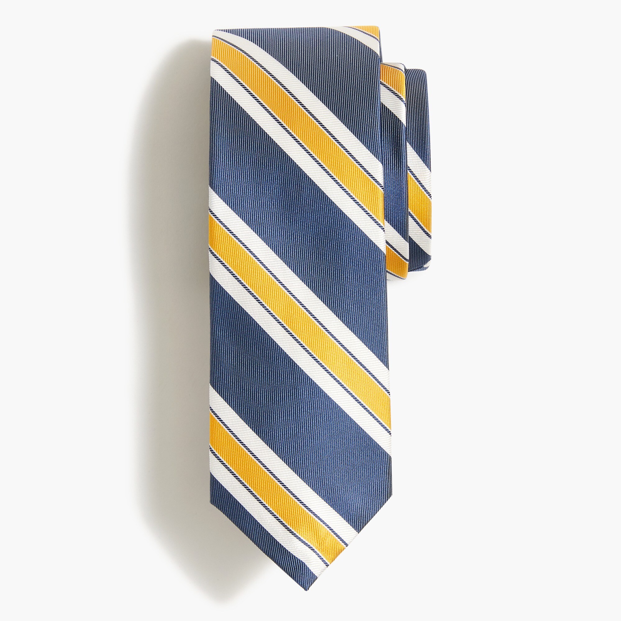 Yellow striped tie
