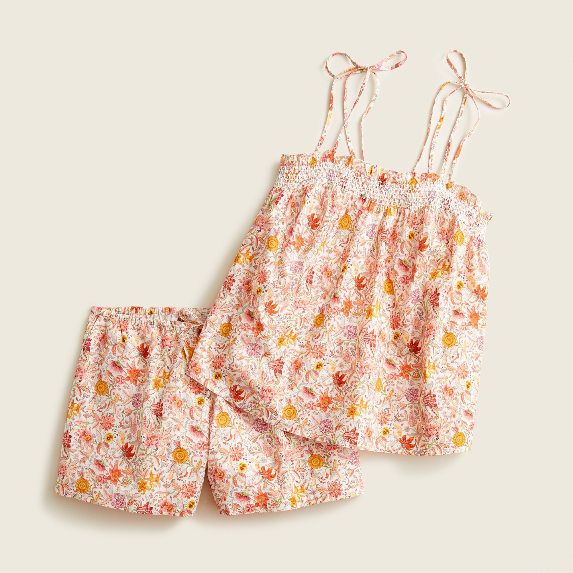 ルームウェア・パジャマ LIBERTY/size L/floral cotton pajamas/ LIBERTY】リバティ 天竺プリント レディース パジャマ 綿100