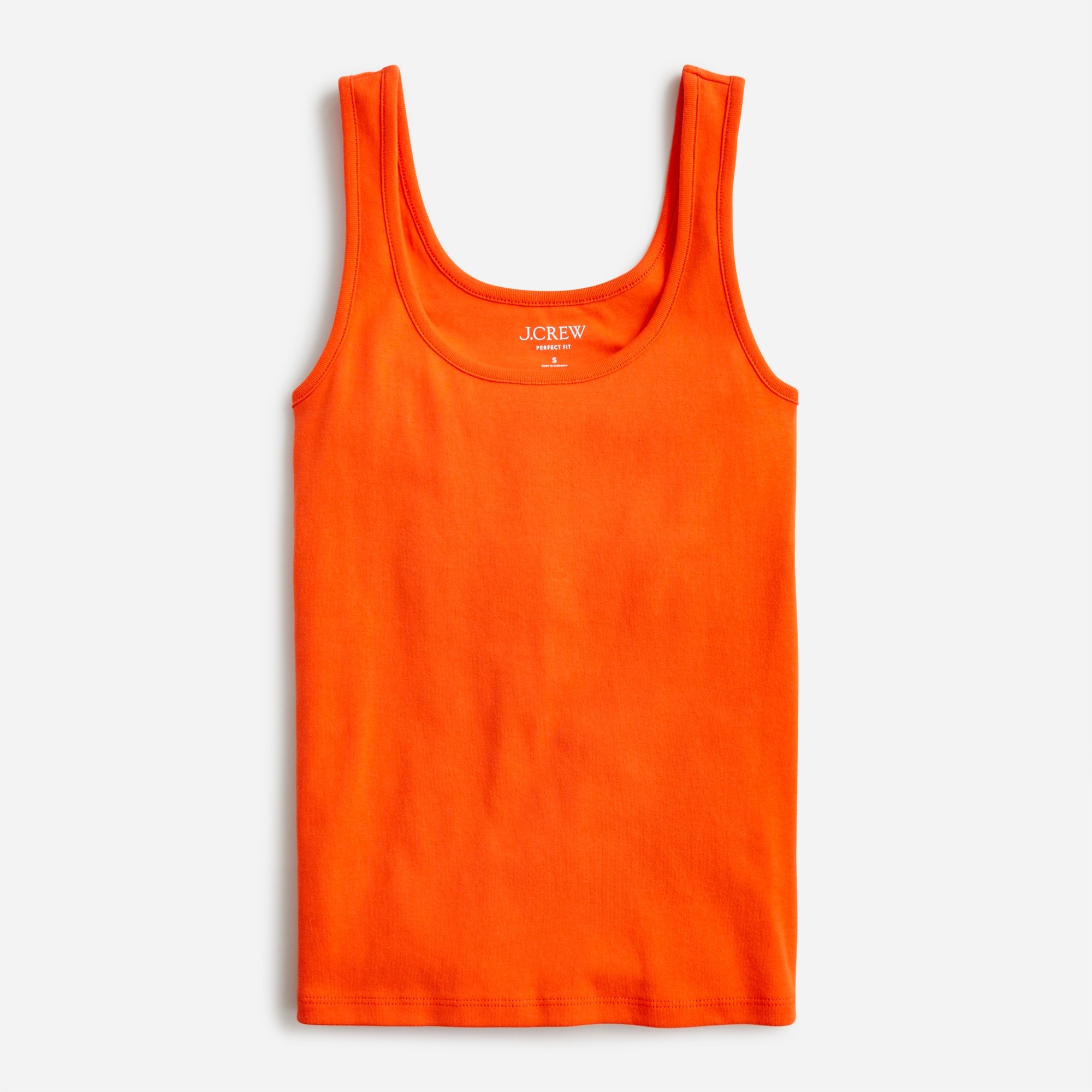 J.Crew: Perfect-fit Shelf-bra Tank Top For Women