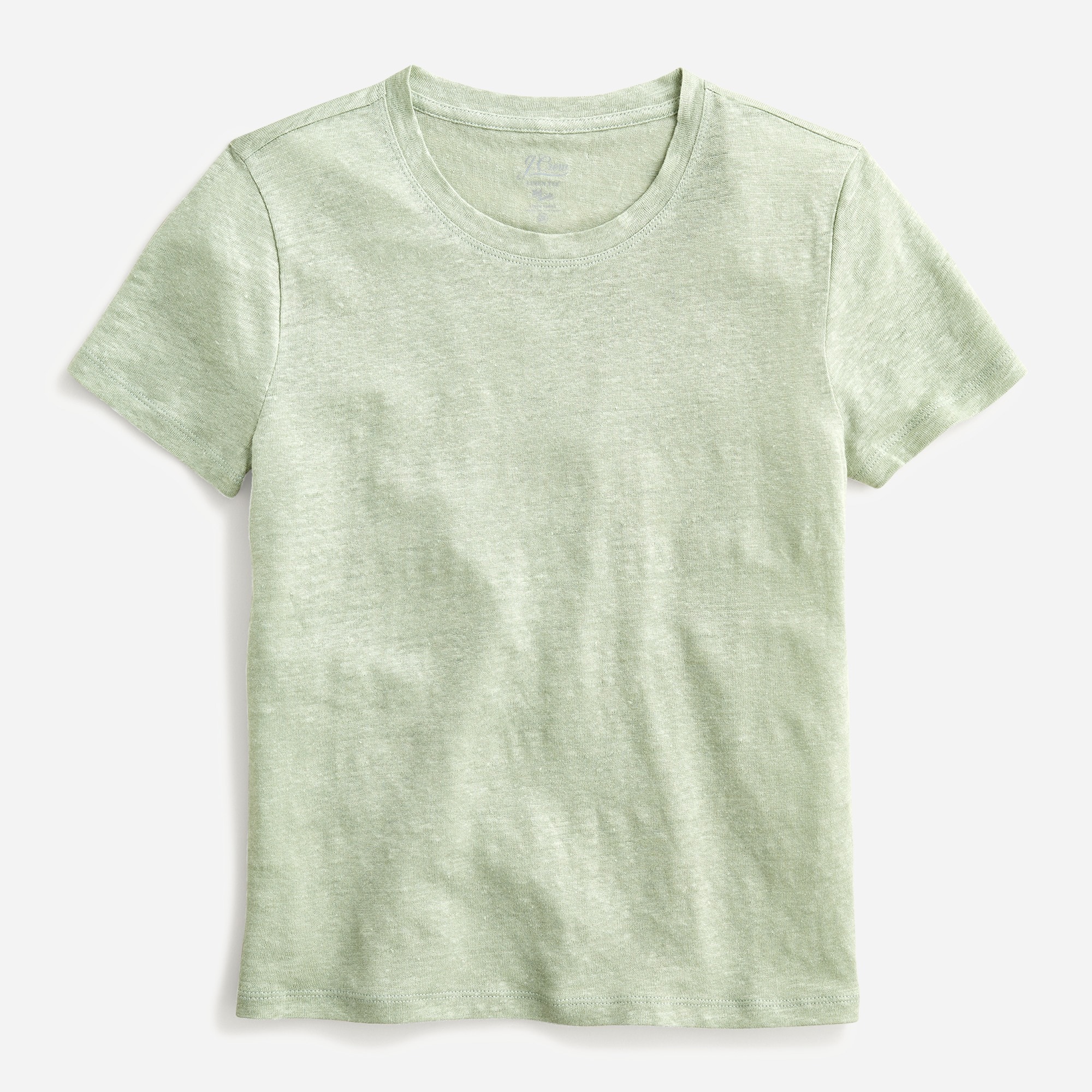 J.Crew: Relaxed Linen Crewneck T-shirt For Women