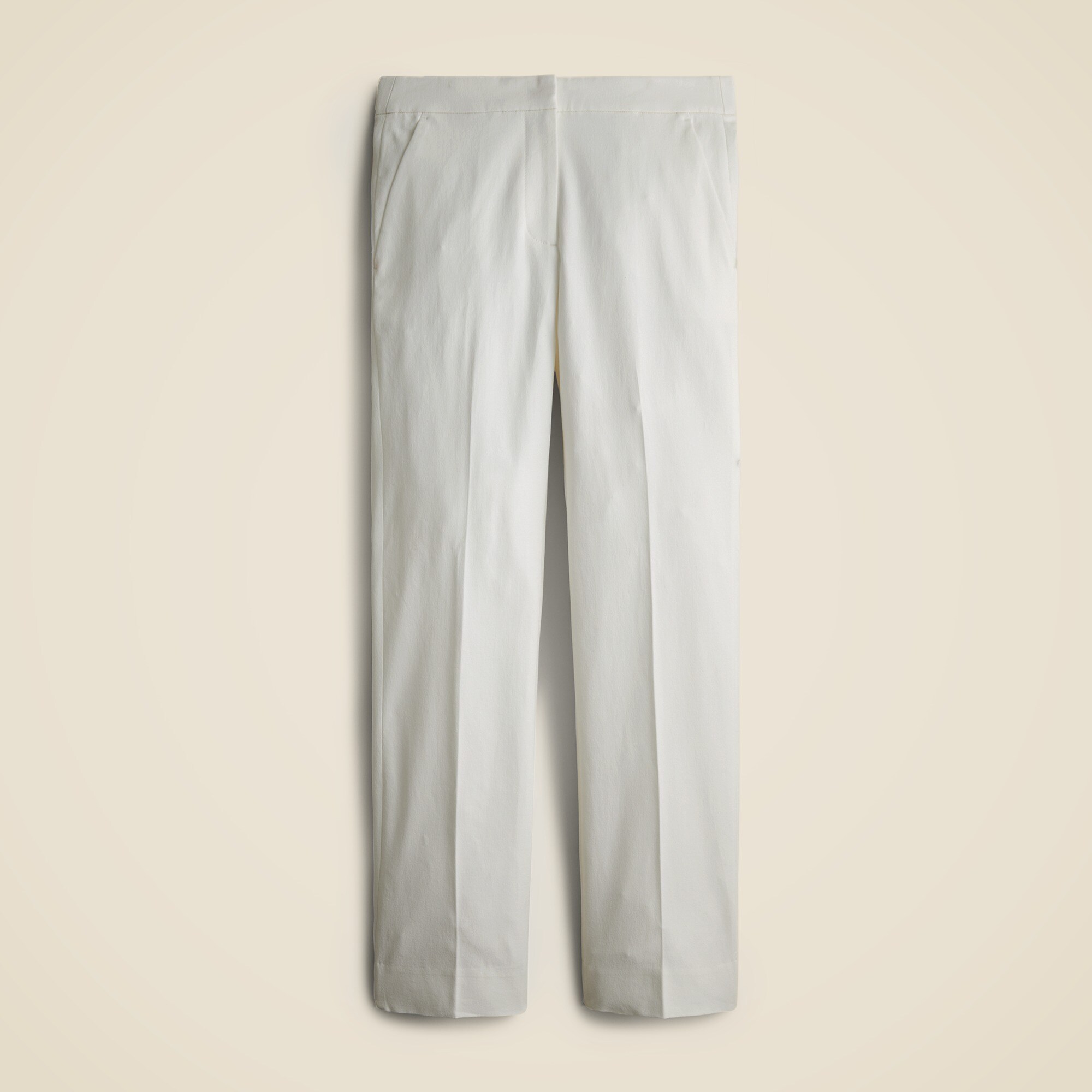 Kate straight-leg pant in bi-stretch cotton blend