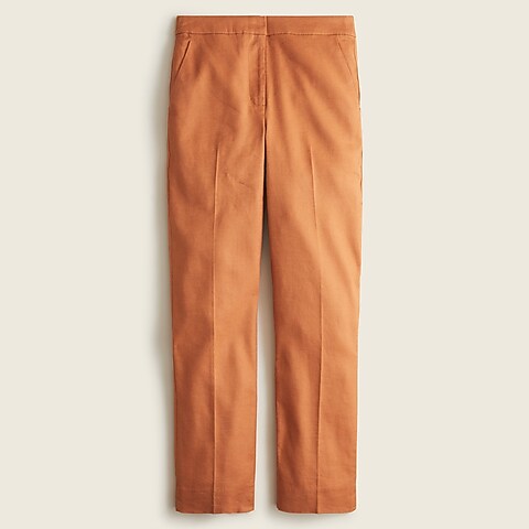 womens Kate straight-leg pant in stretch linen