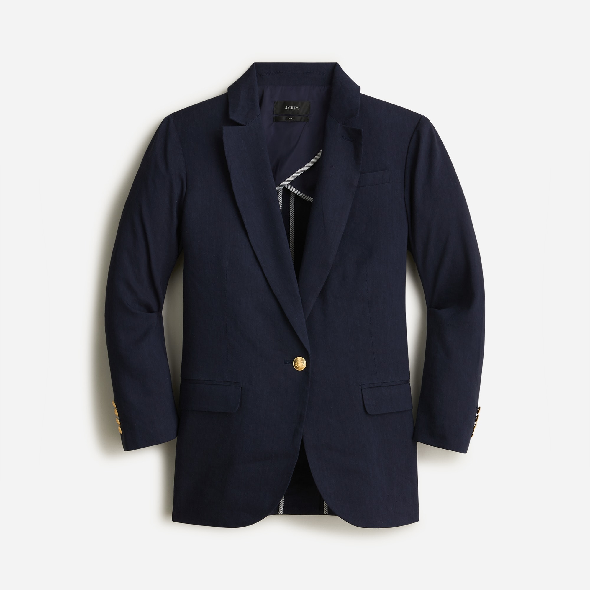 Alfie Blazer In Italian Linen Blend For Women | J.Crew