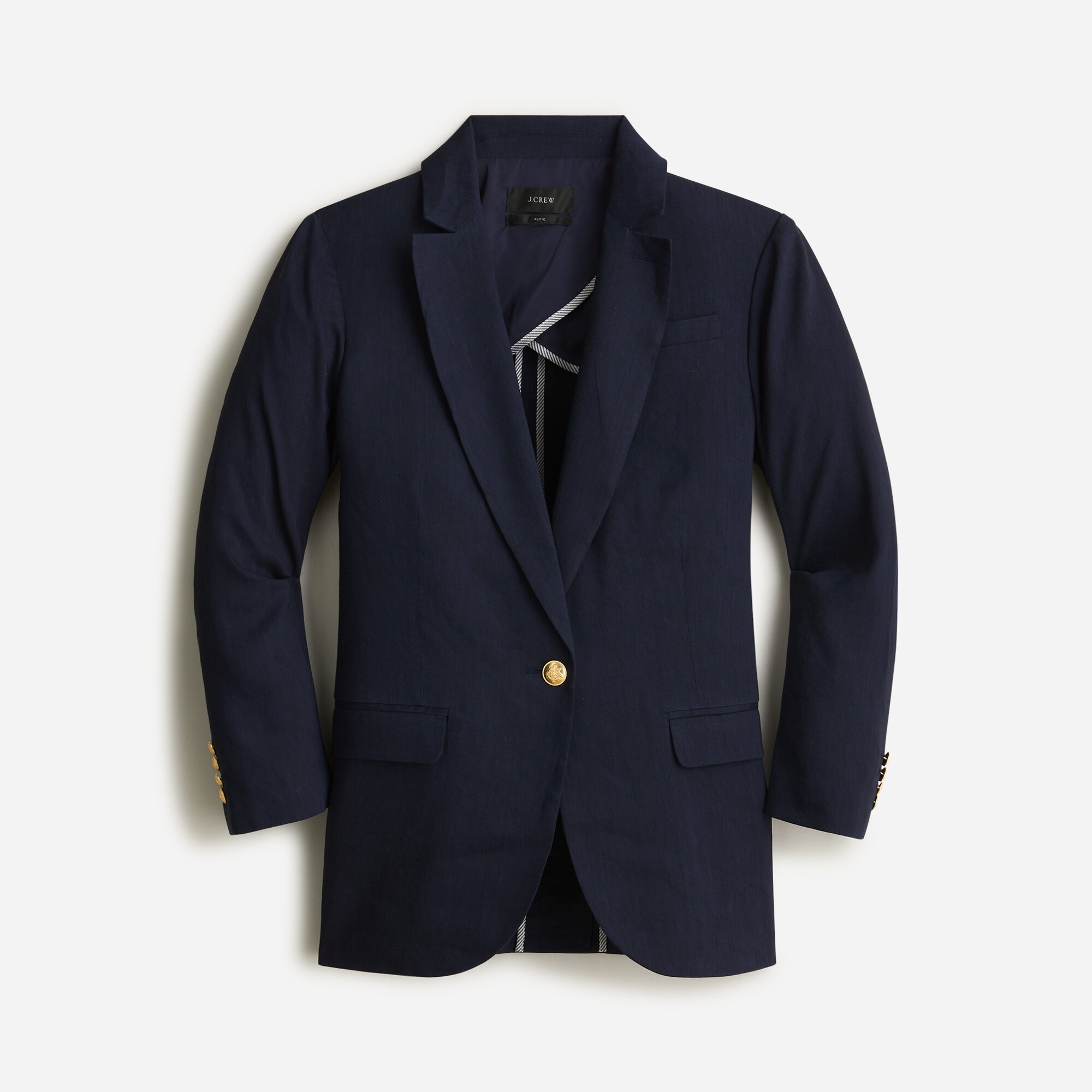 J.Crew Alfie Blazer In Italian Linen Blend For Women