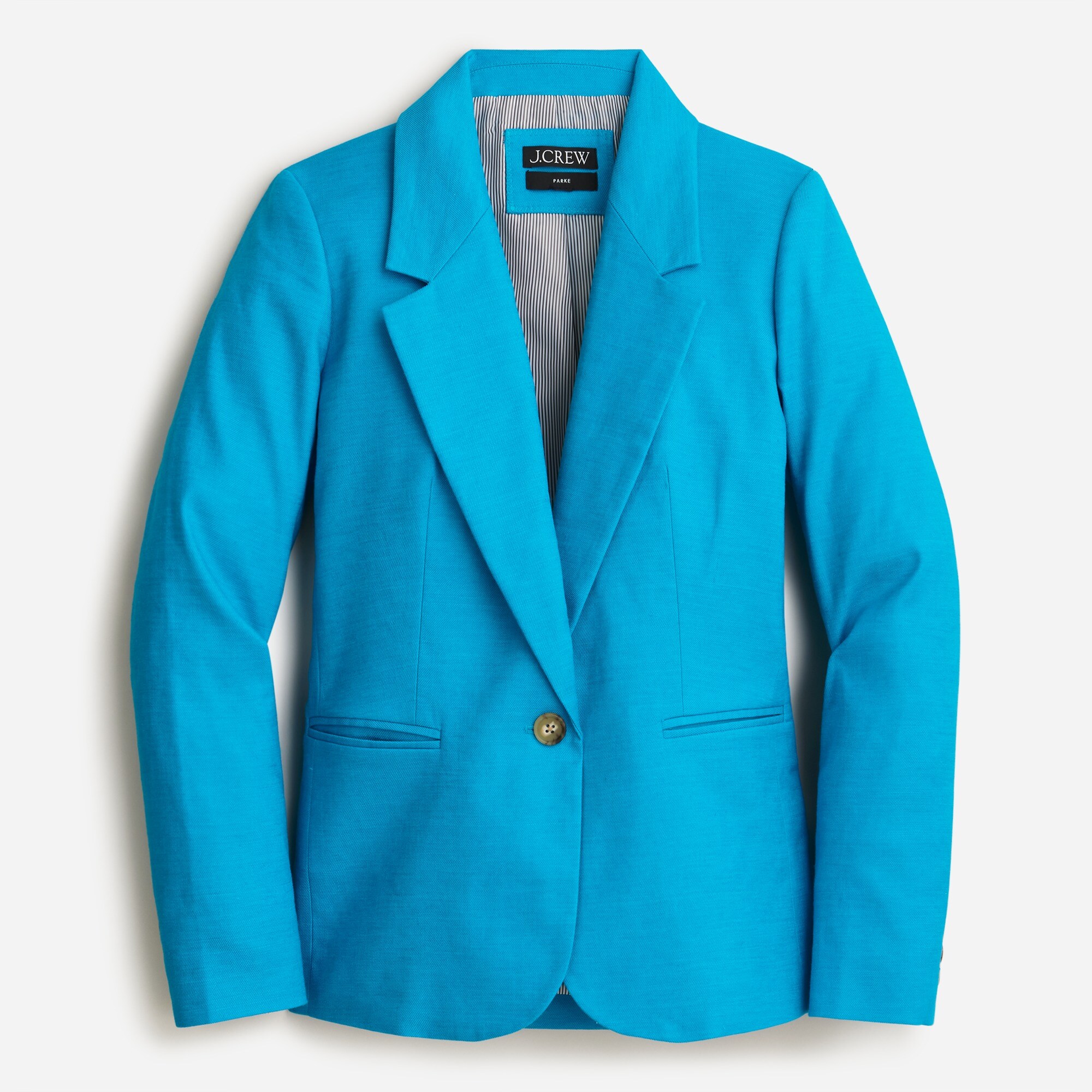 Parke blazer in stretch linen blend