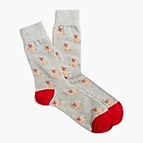 Valentine's Day dogs socks