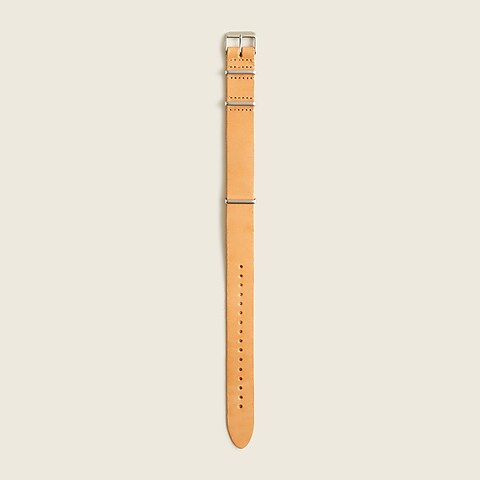 mens 20mm leather watch strap