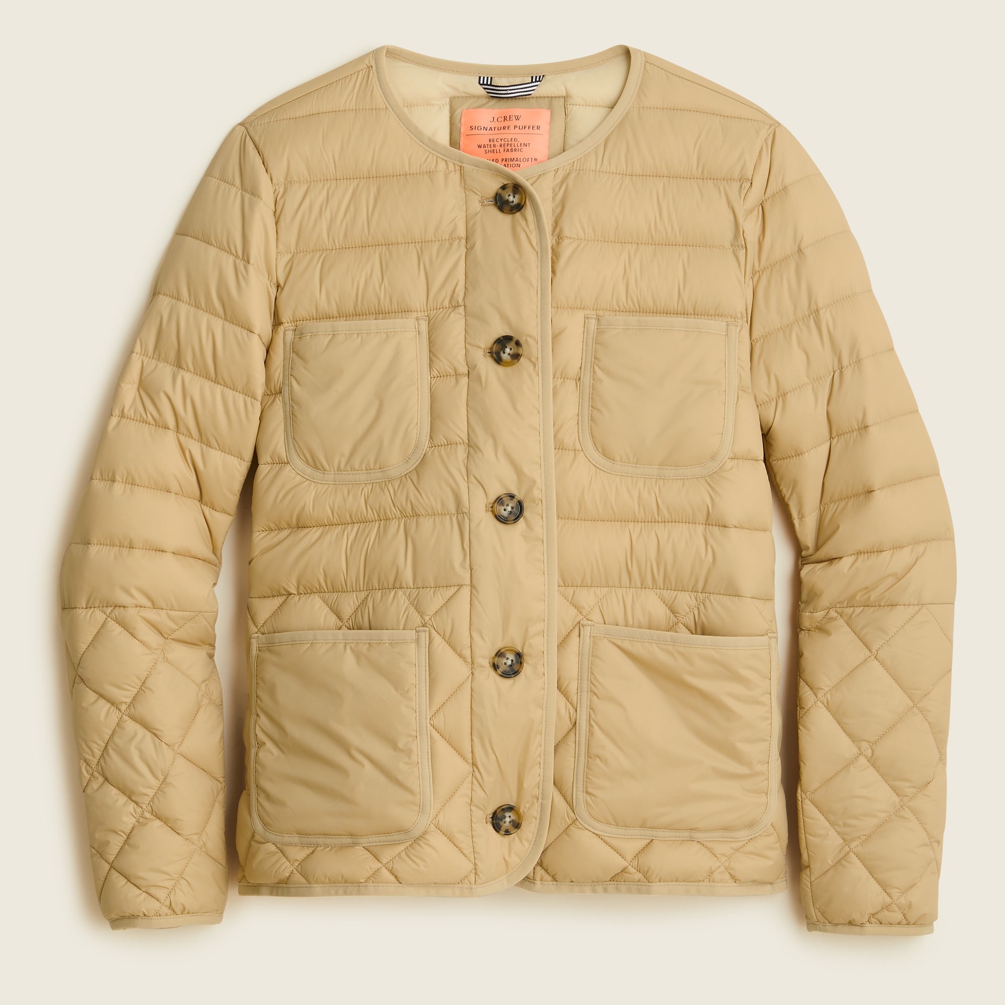 J.Crew: Collection Quilted Leather Lady Jacket For Women