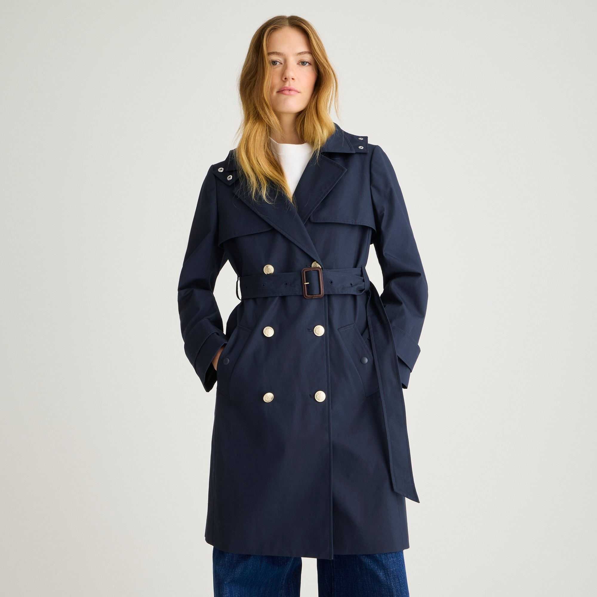 womens Petite new Icon trench