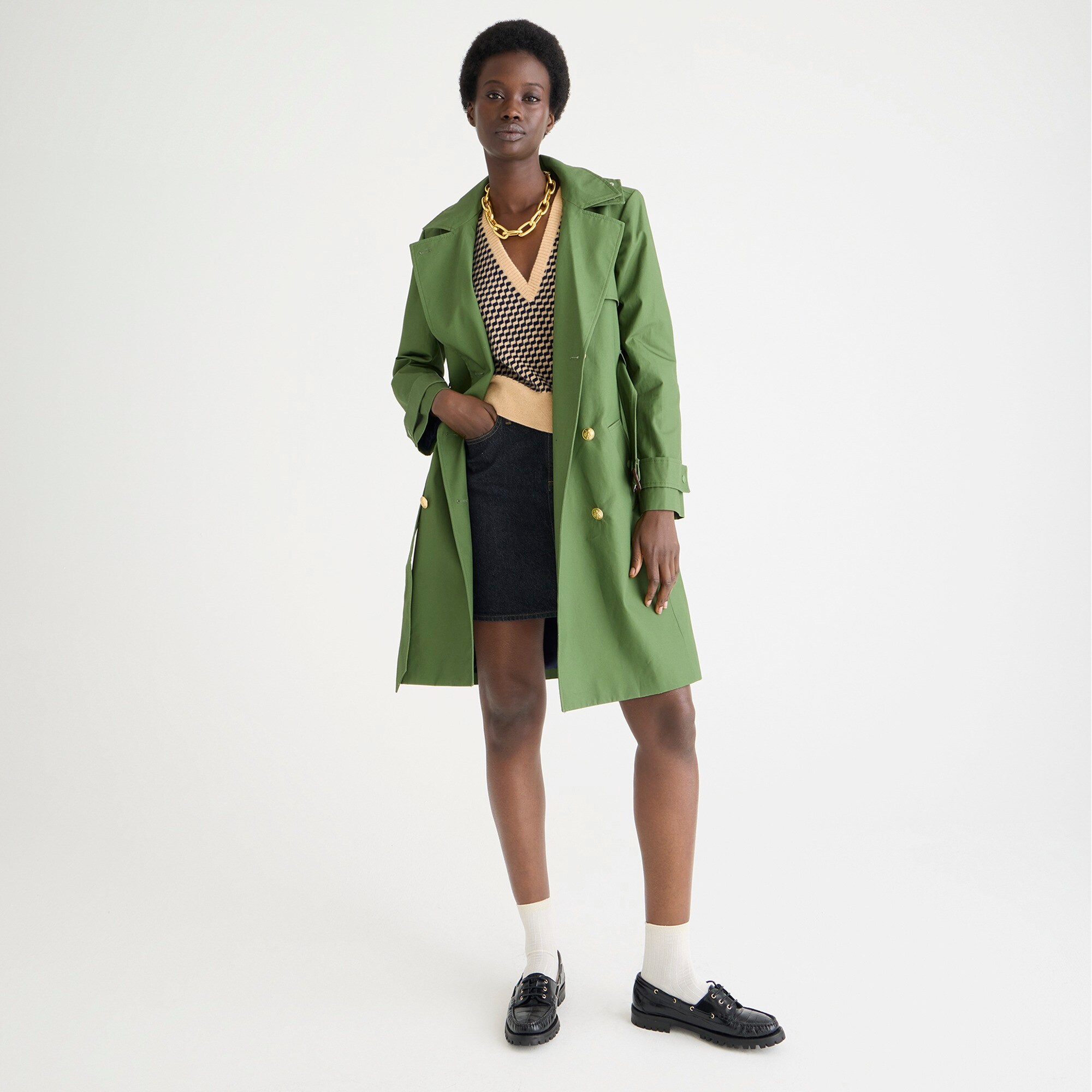  Petite new Icon trench