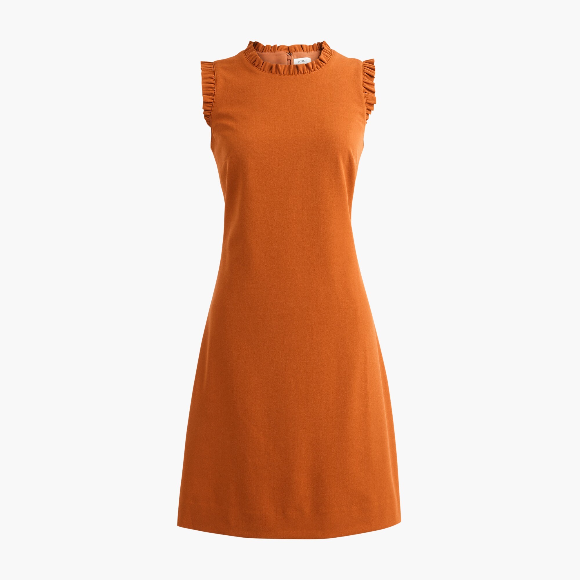 Ruffleneck suit dress