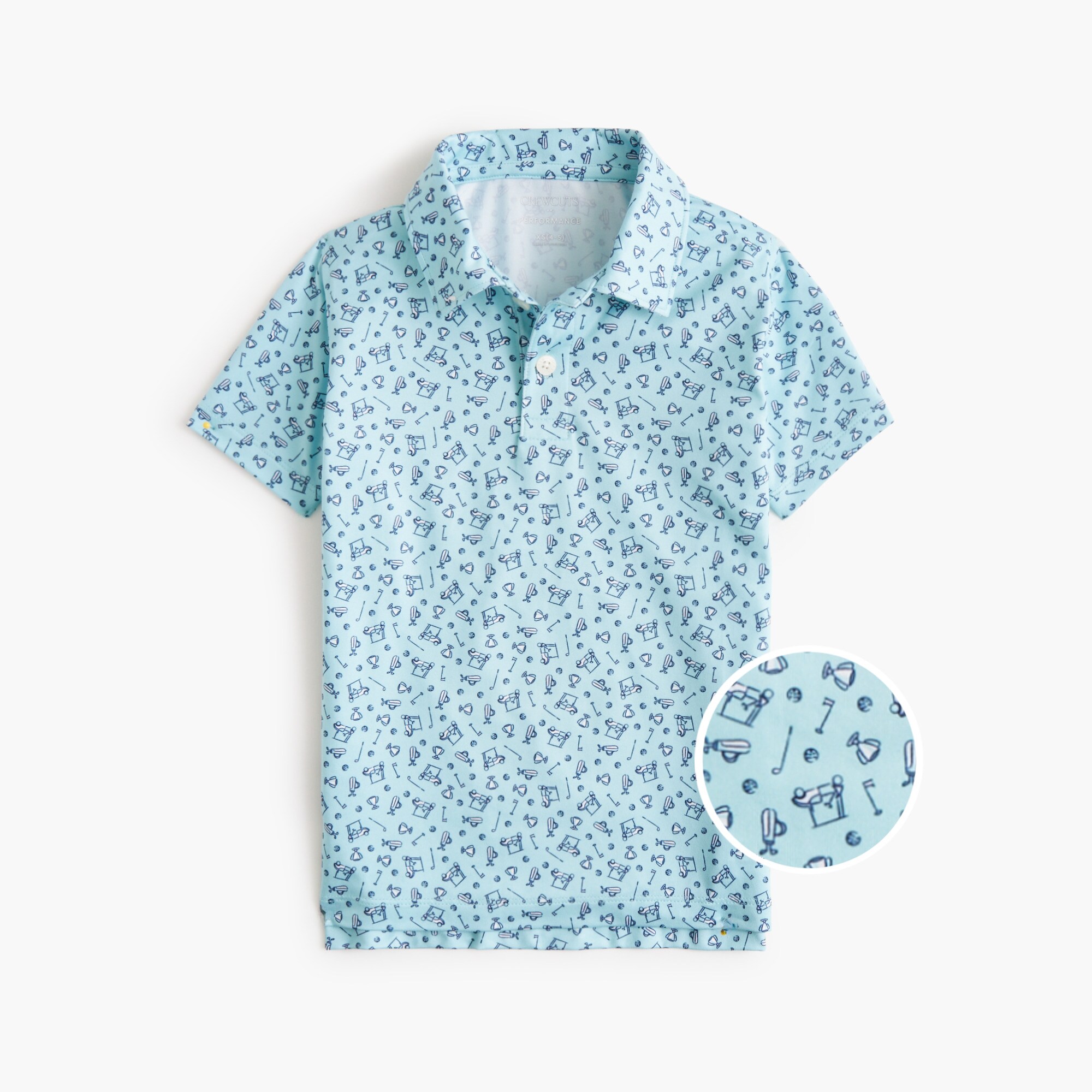  Boys' performance polo