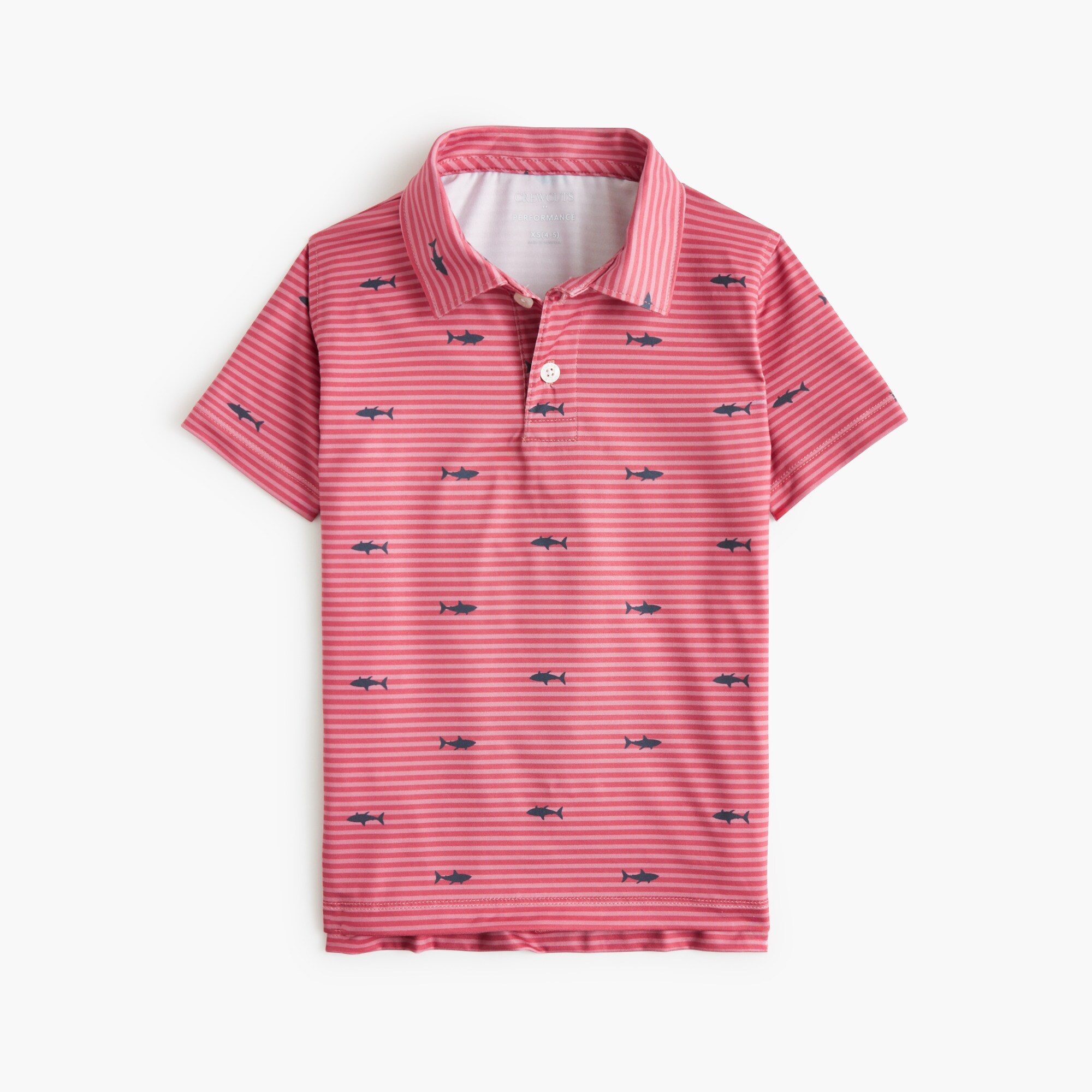 Boys' performance polo