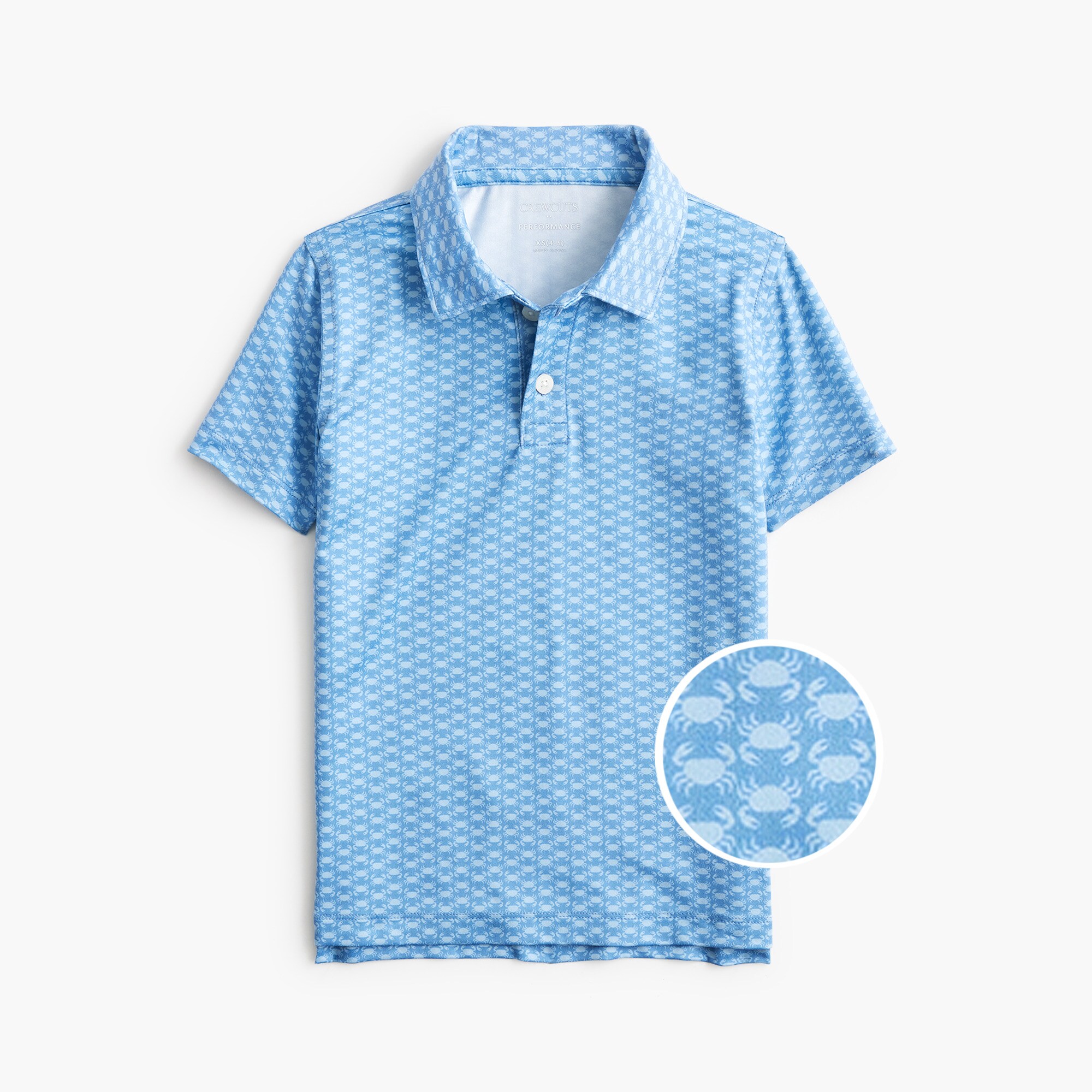  Boys' performance polo