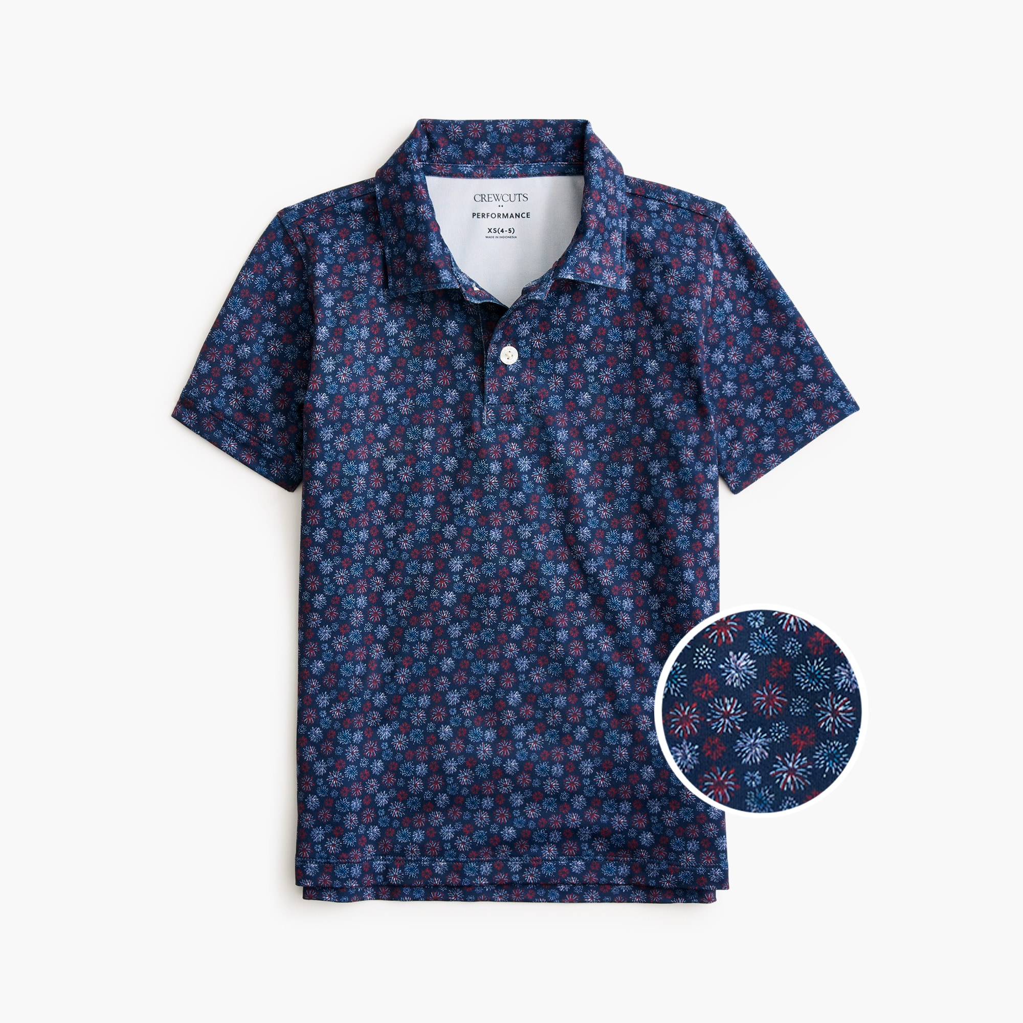 Boys' performance polo shirt