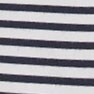 Boys' striped performance polo shirt NAVY WHITE