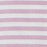 Boys' striped performance polo shirt VIOLET MIST WHITE