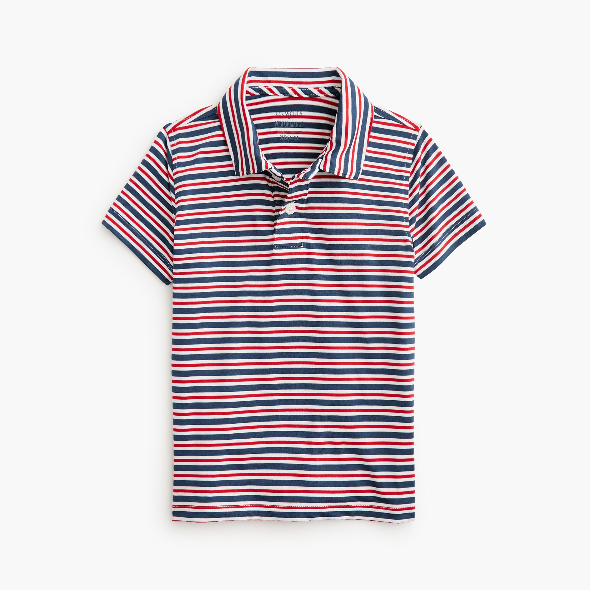 boys Boys' striped performance polo shirt
