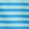Boys' striped performance polo shirt SERENE SKY SPEARMINT