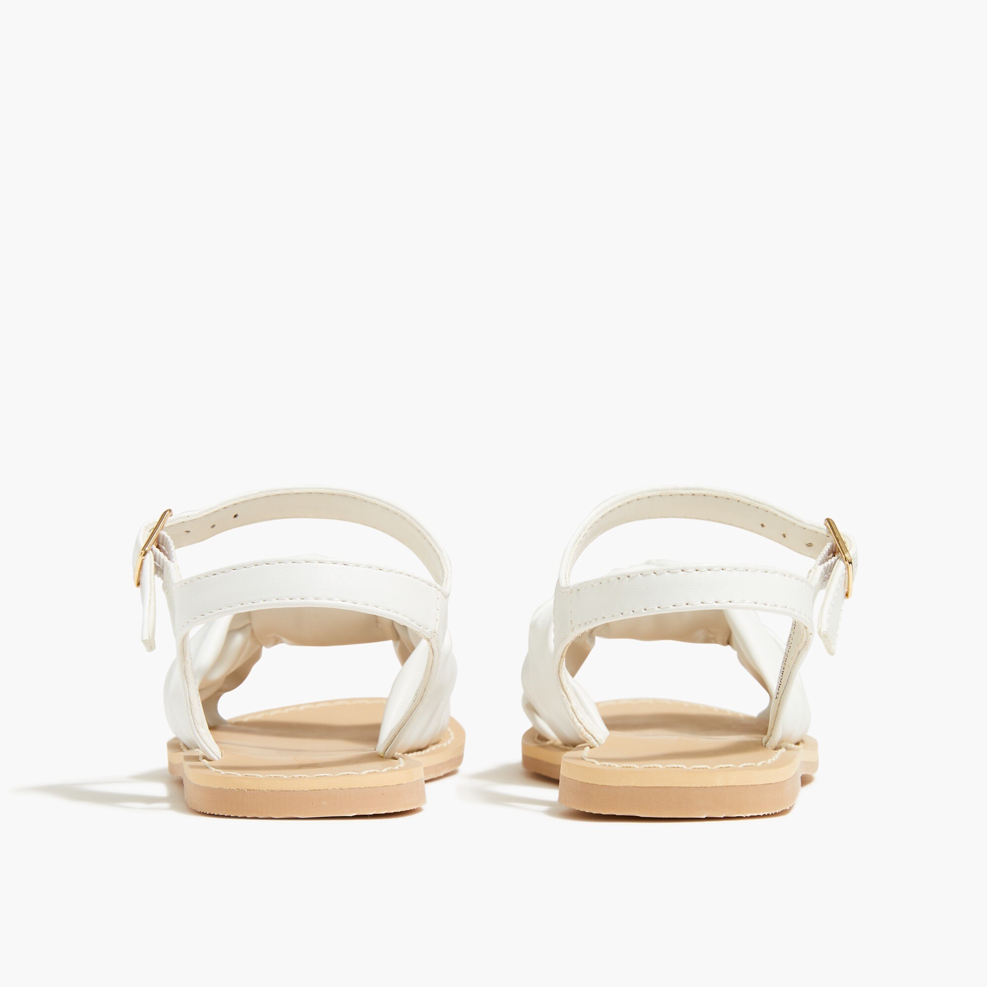 Girls&apos; knot sandals with ankle strap