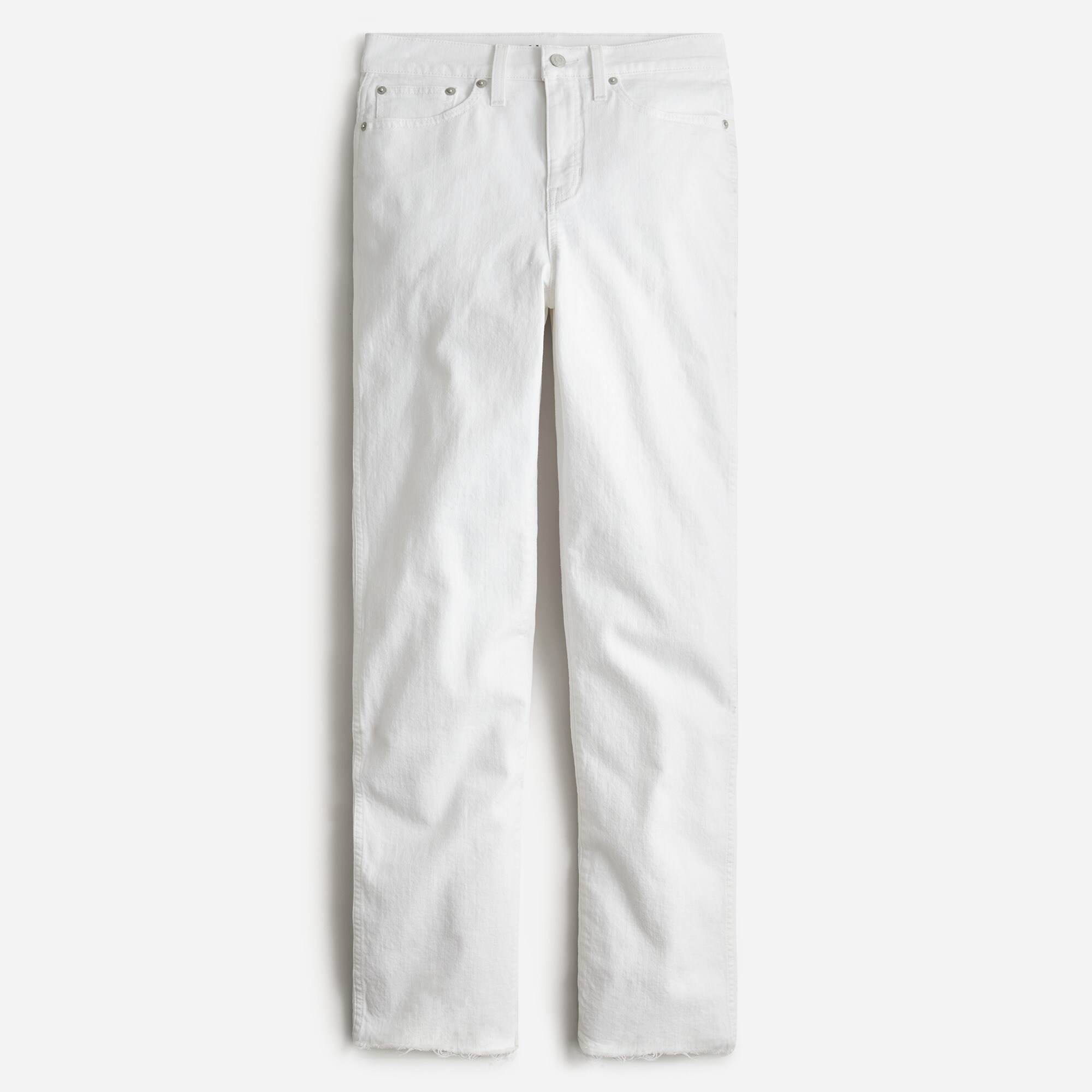 High-rise '90s classic straight-fit jean in white