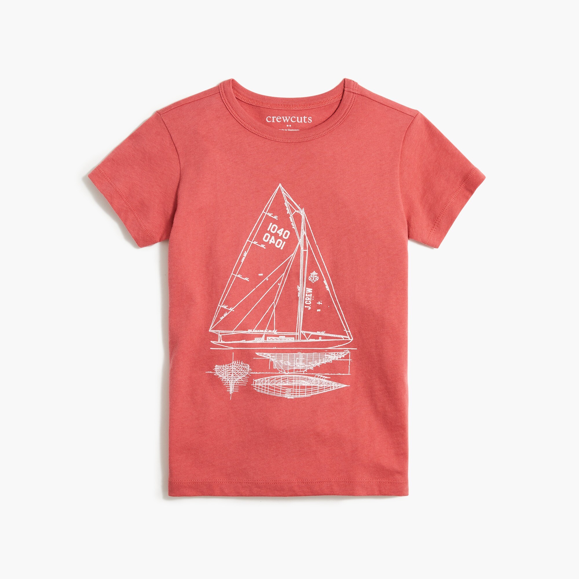 boys' sailboat graphic tee for boys